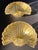 1950s Mid-Century Barovier & Toso Gold Fleck Scalloped Shell Bowls - a Pair For Sale - Image 9 of 13