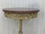 19th Spanish Bronze and Brass Gilted Side Table With Red Marble Top For Sale - Image 6 of 10