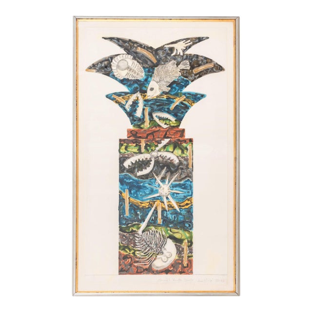 Ned Smyth "Fossils: Tree of Life" Mixed Media For Sale