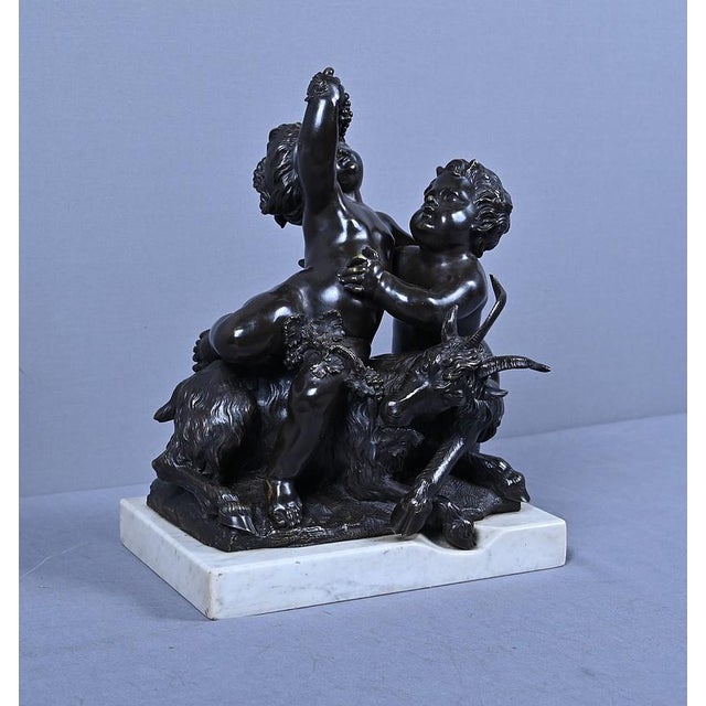 After Clodion, The Childhood of Bacchus, Late 19th Century, Bronze For Sale - Image 3 of 18