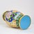 Mid 20th Century Pair of Chinese Cloisonné Peony Vases | Gilt Ground Floral Motif With Wood Stands For Sale - Image 5 of 6