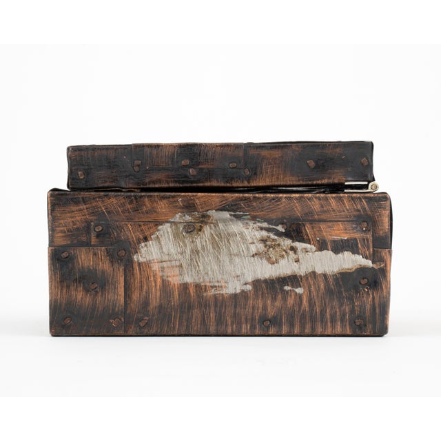 Mixed Metal Patchwork Box by Paul Evans For Sale - Image 10 of 15