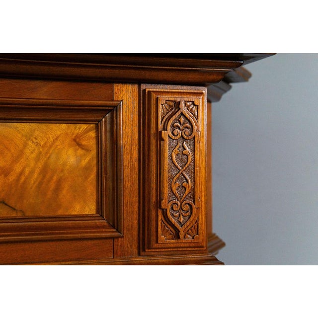 Wilhelminian Pine Mirror Cupboard For Sale - Image 16 of 18