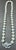 White 8mm Akoya Japanese Pearl Single Strand Choker Necklace, 18k White Gold & Diamond For Sale - Image 8 of 8