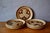 1970s Vintage Sarreguemines Stoneware Dinner Plates, 1970s, Set of 9 For Sale - Image 5 of 5