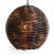 2020s Burnt Bamboo Globe Pendant Light Large For Sale - Image 5 of 10