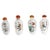 Painted Inside Bamboo Iris Snuff Bottles- Set of 4 For Sale - Image 13 of 13