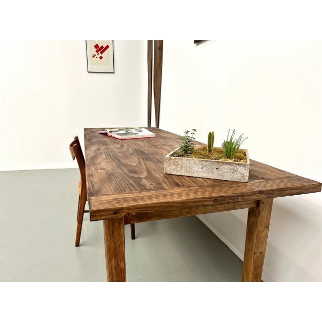 Large Pine Table, 1970s For Sale - Image 16 of 18