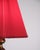 Table Lamp in Gilded Wood with Carvings and Red Lampshade, 1940 For Sale - Image 9 of 10