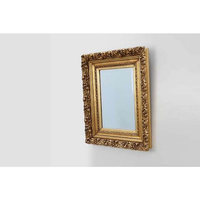 Baroque Giltwood Mirror with Acanthus Carvings, France, 1880 For Sale - Image 5 of 11