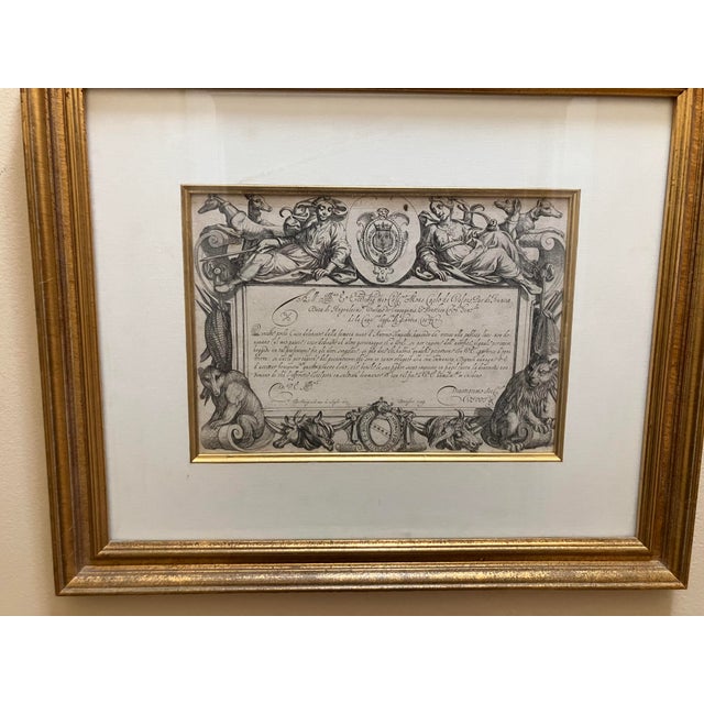 Realism 1608 Antonio Tempesta Engraving and Etching For Sale - Image 3 of 6