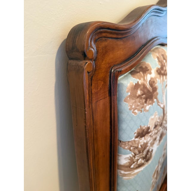 Late 20th Century Late 20th Century Drexel Upholstered Wood Twin Headboards, a Pair For Sale - Image 5 of 10