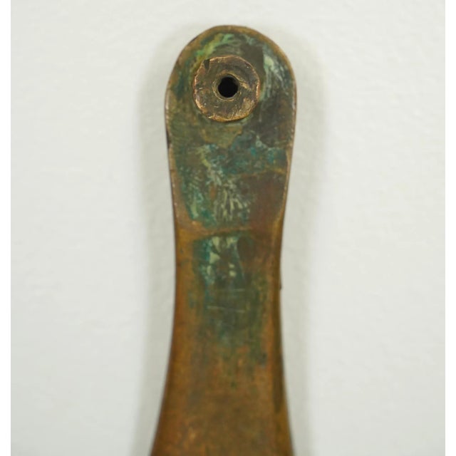 Pair of Vintage Horizontal Brass Push Bars For Sale - Image 11 of 12