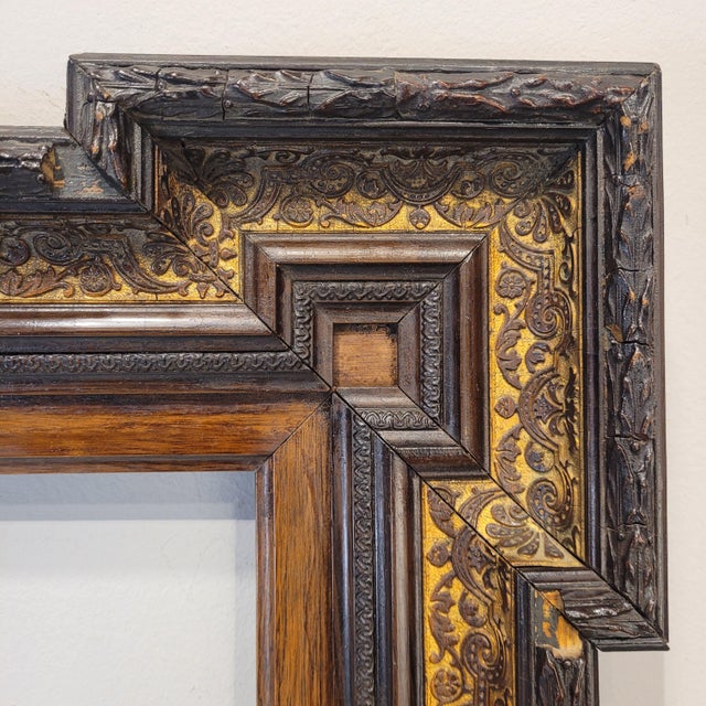 Frame in Carved Wood, Spain, 1890s For Sale - Image 16 of 18