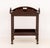 Bombay Company Mahogany Rolling Tea Trolley, the removable butler's tray top with articulated handles on four legs...