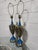 1960s Tony Paul Style Westwood Industries Brass and Blue Enamel Lamps - A Pair For Sale In Richmond - Image 6 of 12