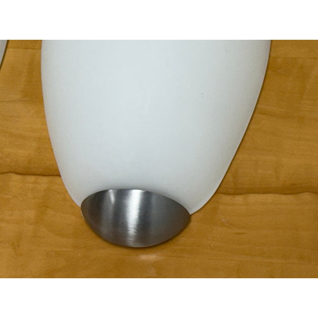 1990s Santir Opaline Glass Wall Sconces, Pair For Sale In San Francisco - Image 6 of 12