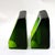 1960s 1960's Shovel Wedge Green Glass Bookends Attributed to Blenko by Wayne Husted-a Pair For Sale - Image 5 of 11