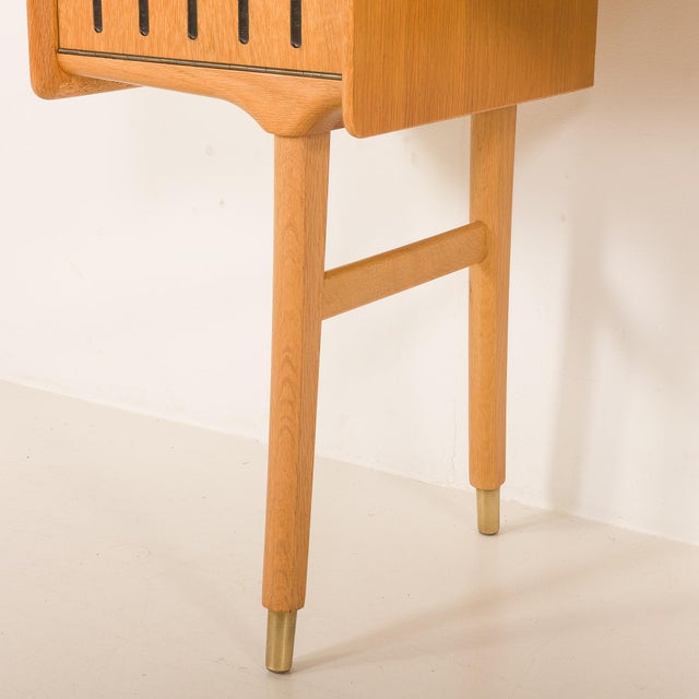 Scandinavian Oak Dressing Table in the style of Henning Kjaernulf, 1970s For Sale - Image 17 of 18