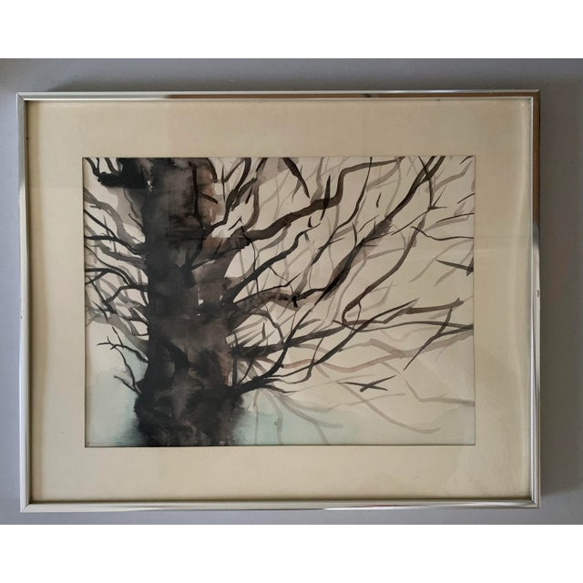 American Vintage Watercolor, Framed For Sale - Image 3 of 5