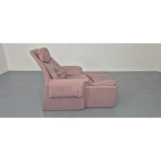 Set of P60 Chair and Ottoman by Vittorio Introini for Saporiti, Italy, 1960s For Sale - Image 3 of 16