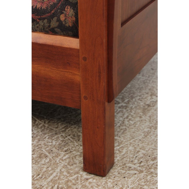 Stickley Mission Style Cherry Cube Prairie Chair For Sale - Image 13 of 18
