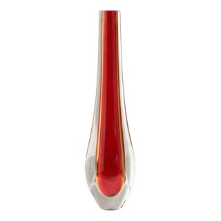Murano Sommerso Glass Vase by Flavio Poli for Seguso Vetri d'Arte For Sale