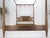 Antique c1940s Wooden Four-Poster Queen Size Canopy Bed Frame Mint For Sale - Image 11 of 18