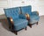 1940s Set of Art Nouveau Swedish Club Chairs, 1940s For Sale - Image 5 of 13