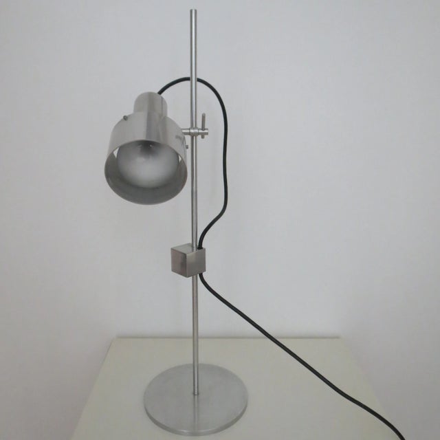 Vintage Desk Lamp in Aluminium by Peter Nelson, 1960s For Sale - Image 4 of 13