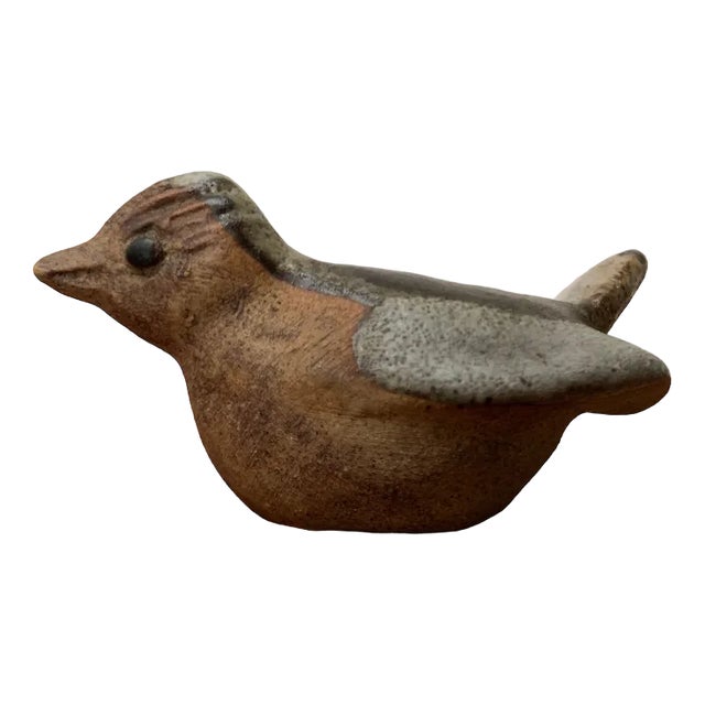 Vintage Ceramic Bird Figurine from Treman Pottery, UK, 1970s For Sale