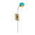 Blossom One Stalk Tulip Wall Light by Pierangelo Orecchioni for Brass Brothers For Sale