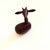 Mid-Century Modern MCM Senshukai Wood Royal Pet - Deer For Sale - Image 3 of 9