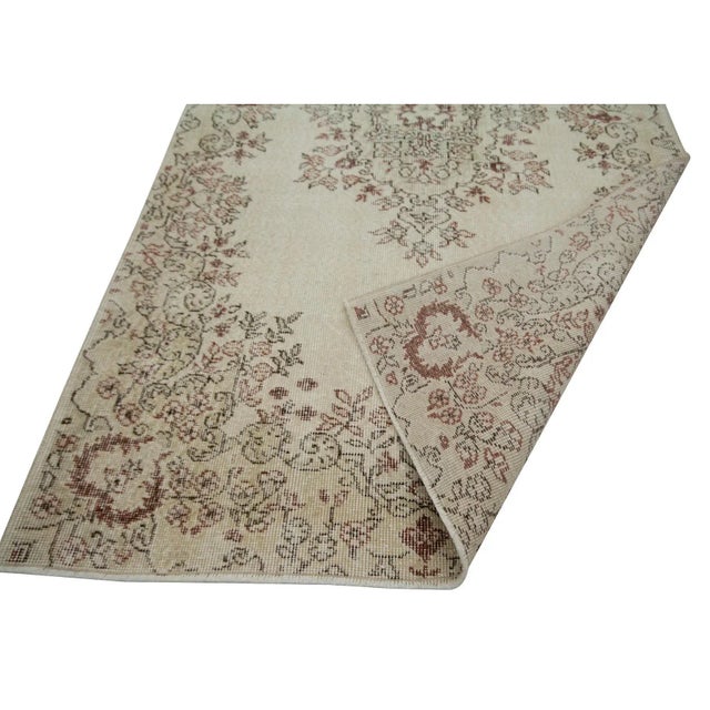 Mid 20th Century Vintage Turkish Rug-3′11″ × 7′5″ For Sale - Image 5 of 7