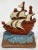 Vintage Colorful Cast Aluminum Ship Motif Bookend Pair For Sale In Kansas City - Image 6 of 6