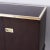 Mid 20th Century Mid-Century Campaign Style Long Chest or Cabinet For Sale - Image 5 of 10