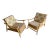 Mid Century Bamboo and Rattan Chairs Ficks Reed - A Pair For Sale