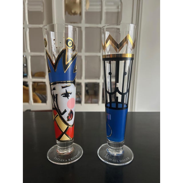 Collector Glasses from Ritzenhoff, 1998, Set of 2 For Sale - Image 11 of 11