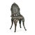 Weathered Cast Iron Garden Chair For Sale - Image 6 of 6