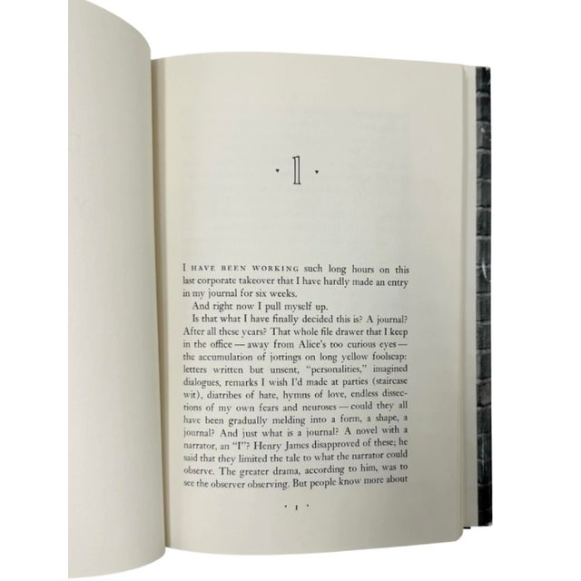 1980s Diary of a Yuppie by Louis Auchincloss 1986 Book Hardcover For Sale - Image 5 of 10