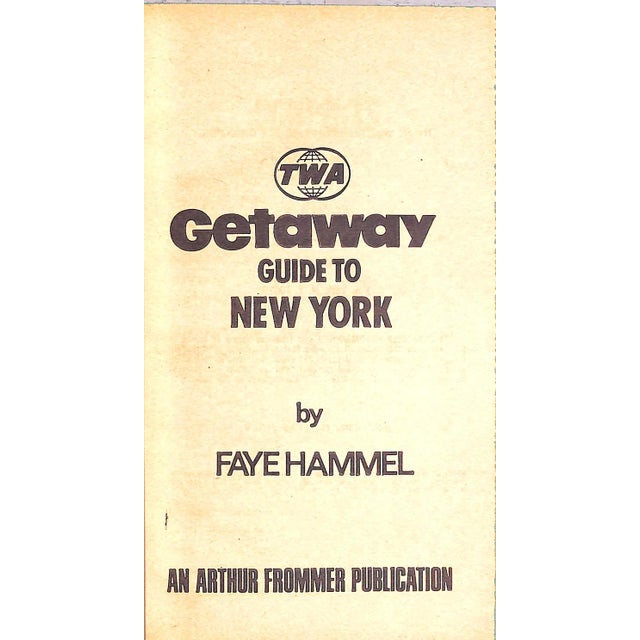 "Twa Getaway Guide New York" 1971 Hammel, Faye For Sale - Image 4 of 6