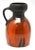 A classic 60s Steuler (Stamp) design. Of fat lava handled vase, pitcher in the classic sixties decor; with a rough glaze...