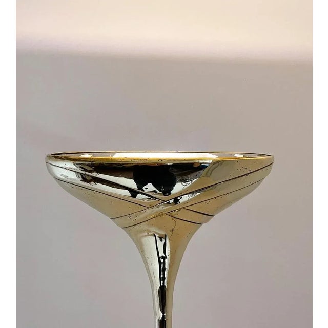 Italian Brass Torchiere Floor Lamp, 1970s For Sale - Image 4 of 13