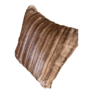 Custom New Mink Fur Pillow From Vintage Heirloom Coat