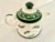 Vintage Dansk Nordic Knits Green Ceramic Teapot With Lid Excellent Condition For Sale - Image 12 of 13