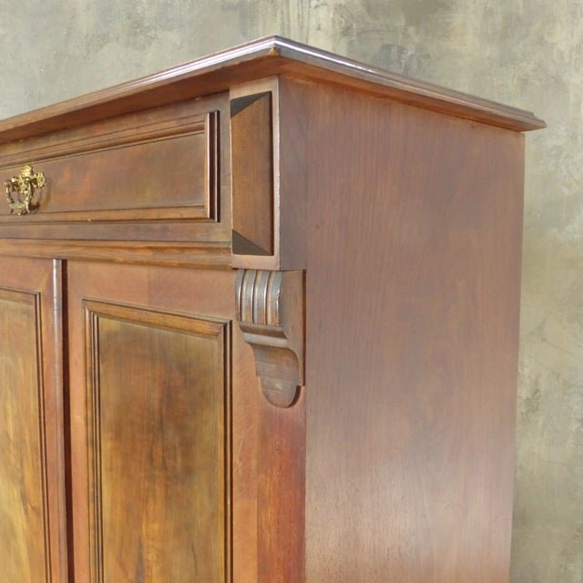 Brown Antique Credenza, 1880s For Sale - Image 8 of 16