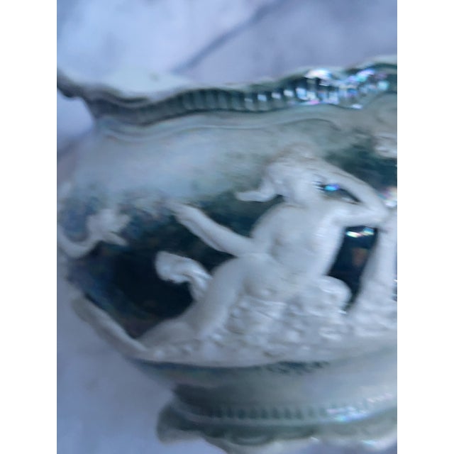 1920s German Lusterware Porcelain Creamer For Sale - Image 4 of 10