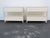 Bernhardt Bernhardt Hollywood Regency Bonded Leather Large Nightstands Chests a Pair 6660 For Sale - Image 4 of 18