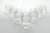 American 1950s AmericanMini Brandy Snifter Cognac Glasses, Criss-Cross Cuts - Set of 7 For Sale - Image 3 of 7