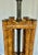 Vintage Maitland-Smith Faux Bamboo and Brass Floor Lamp With Faux Tortoiseshell Lined Leather Shade For Sale In Mobile - Image 6 of 12
